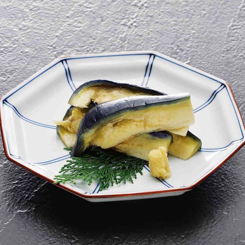 水茄子の浅漬け(あげたち 匠の細麺 つるとんたん（大国町）)