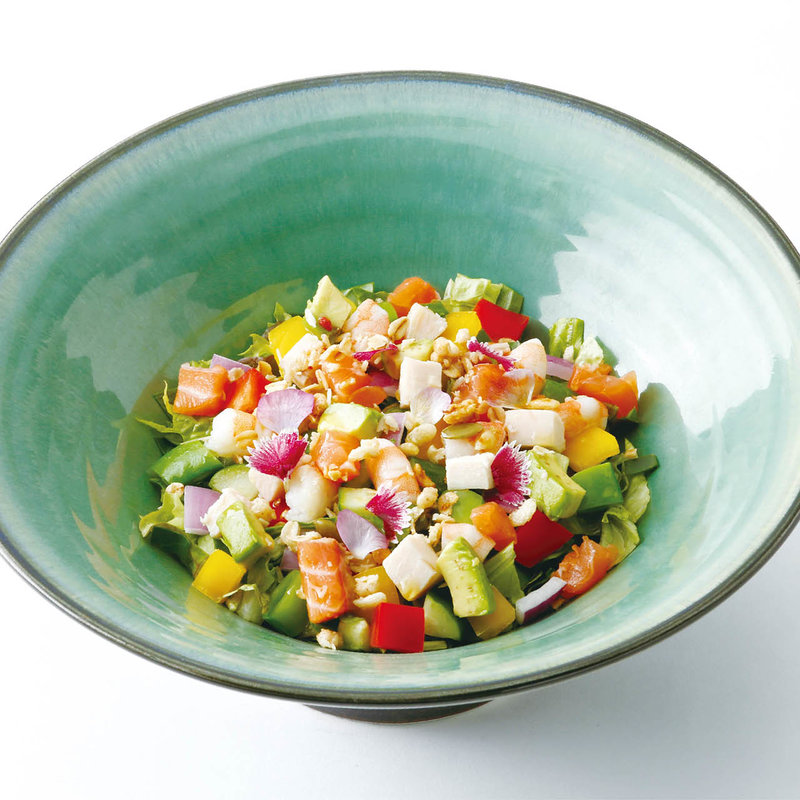 名物 つるとんサラダ ミニ(つるとんたん TOP CHEFS)