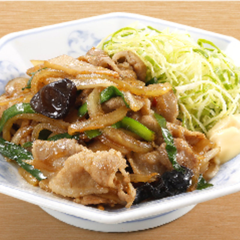 生姜焼き定食 餃子セット(福しん 下赤塚北口店)