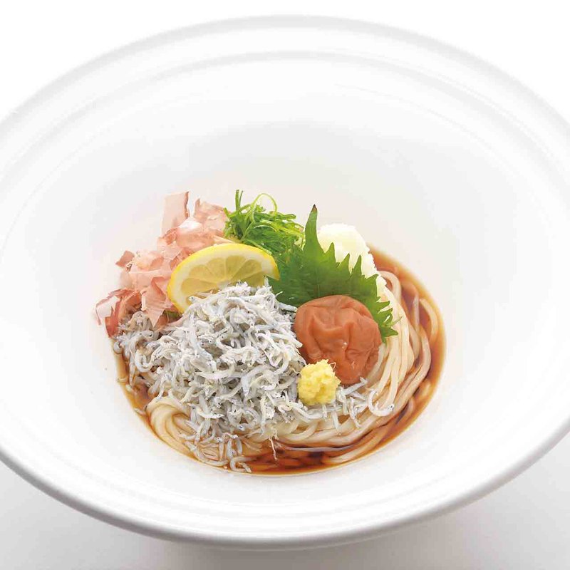 紀州南高梅としらす さっぱり おろしのおうどん（温・冷）(つるとんたん TOP CHEFS)