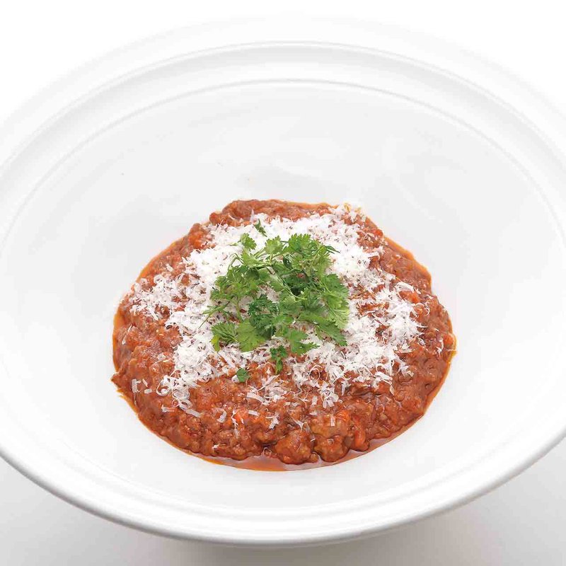 濃厚 ミートソースのおうどん(つるとんたん TOP CHEFS)