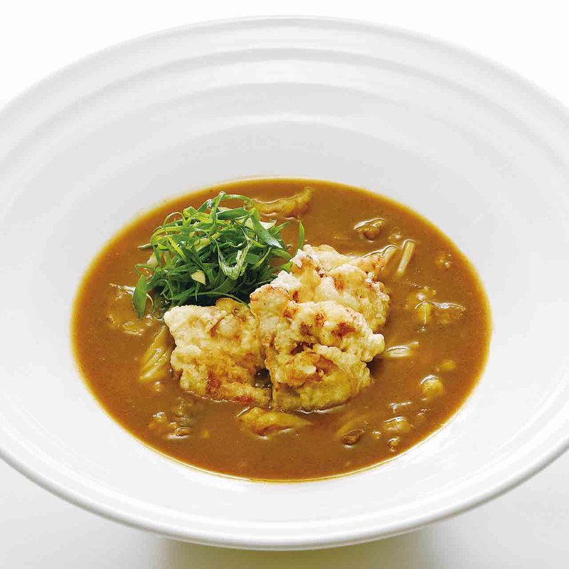 桜姫鶏 鶏天カレーのおうどん　TOP(つるとんたん TOP CHEFS)