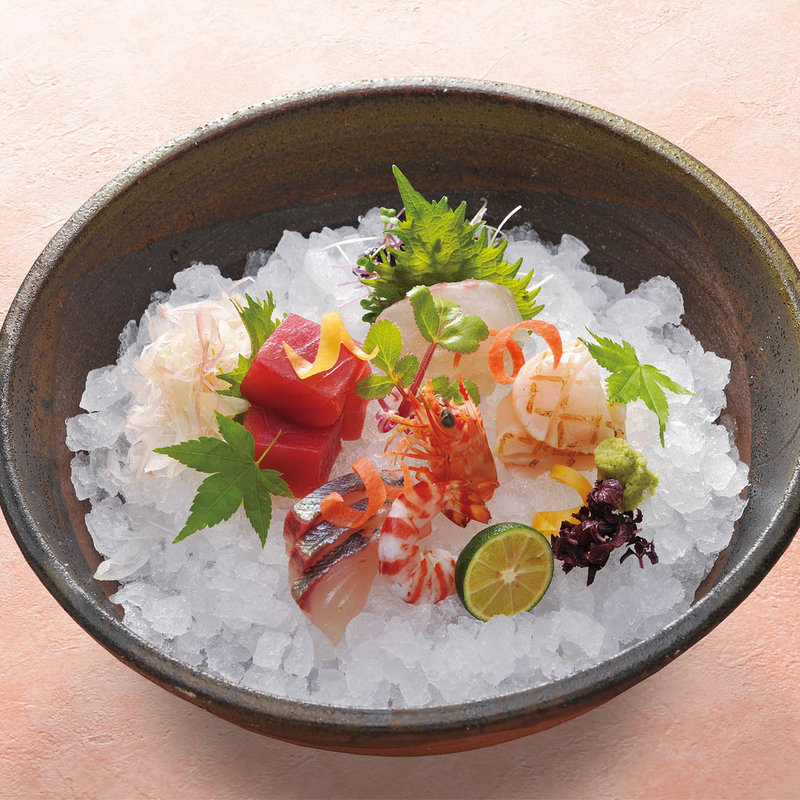 お造り 盛り合わせ(麺匠の心つくし つるとんたん 宗右衛門町店)