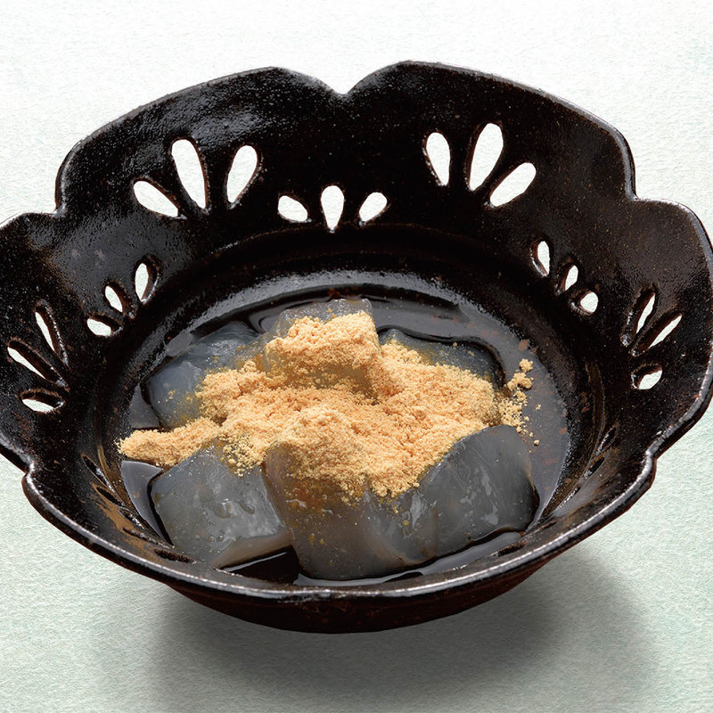 自家製 わらび餅(麺匠の心つくし つるとんたん 宗右衛門町店)