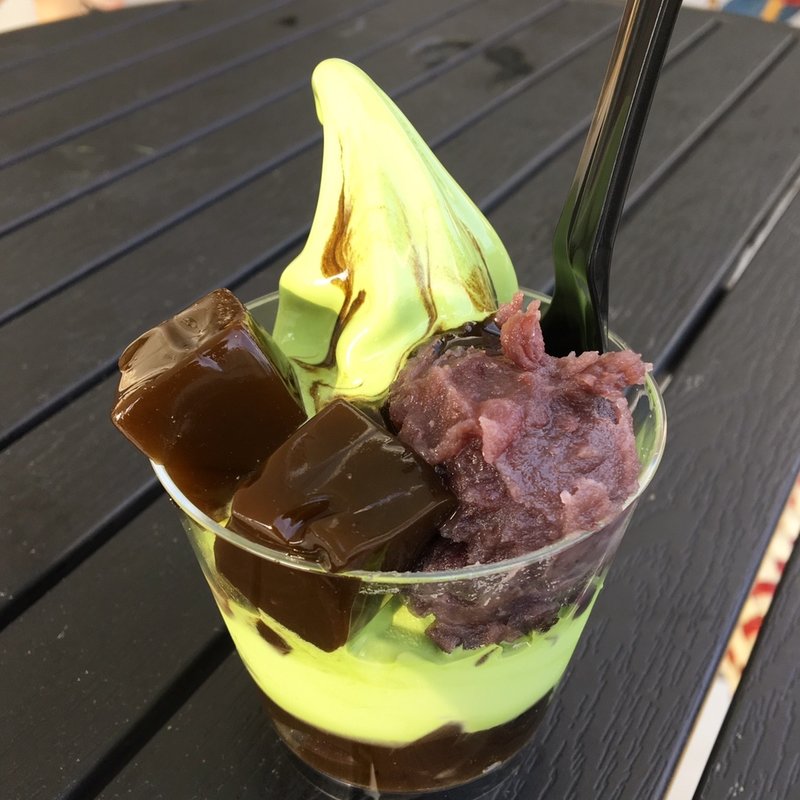 ほうじ茶ゼリーパフェ(108 MATCHA SARO)