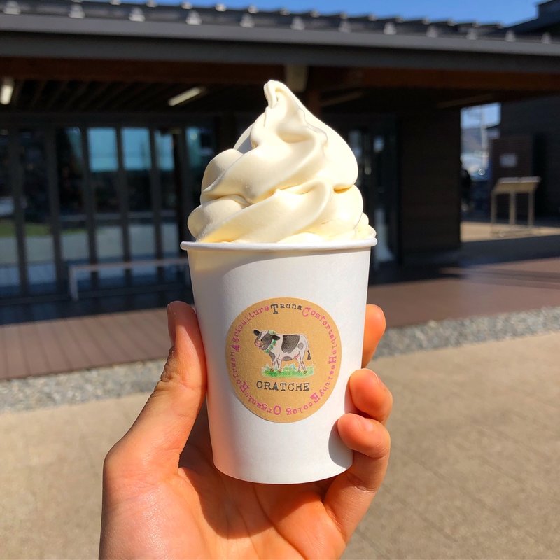 オラッチェソフトクリーム(いずもん)