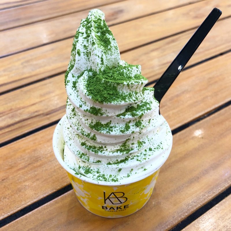 BAKE抹茶ミルクソフト(BAKE CHEESE TART ららぽーと海老名店)