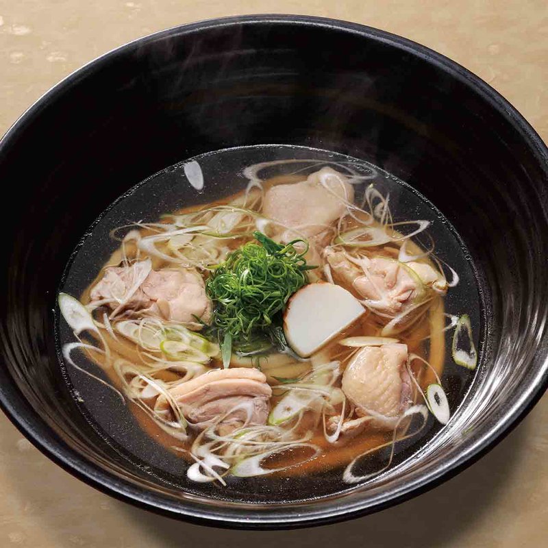 但馬味鶏 鶏のおうどん(麺匠の心つくし つるとんたん 宗右衛門町店)