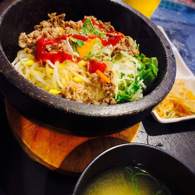 石焼プルゴギ丼(ここチキン 中崎町店)