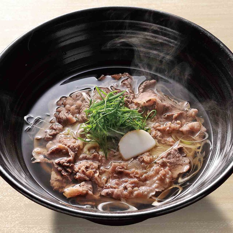 肉のおうどん(麺匠の心つくし つるとんたん 宗右衛門町店)