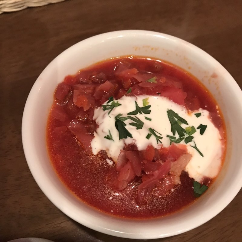 ボルシチ(モスクワ プリュス シェミ OSAKA)