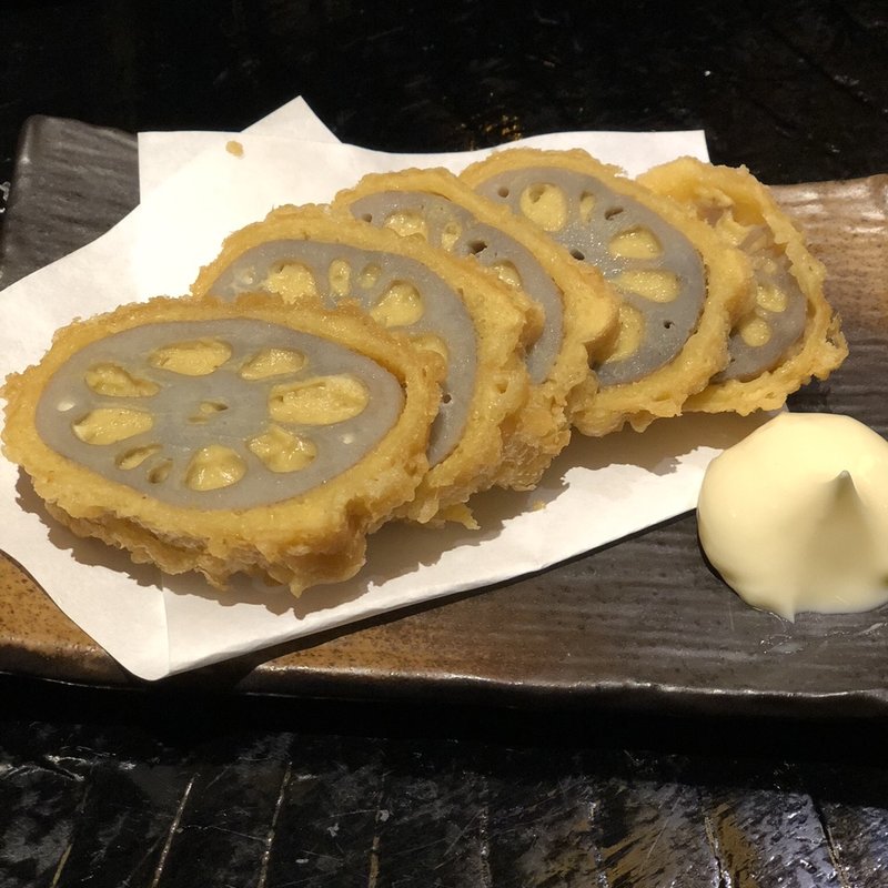 辛子蓮根(【閉店】エビス 新馬場総本店)