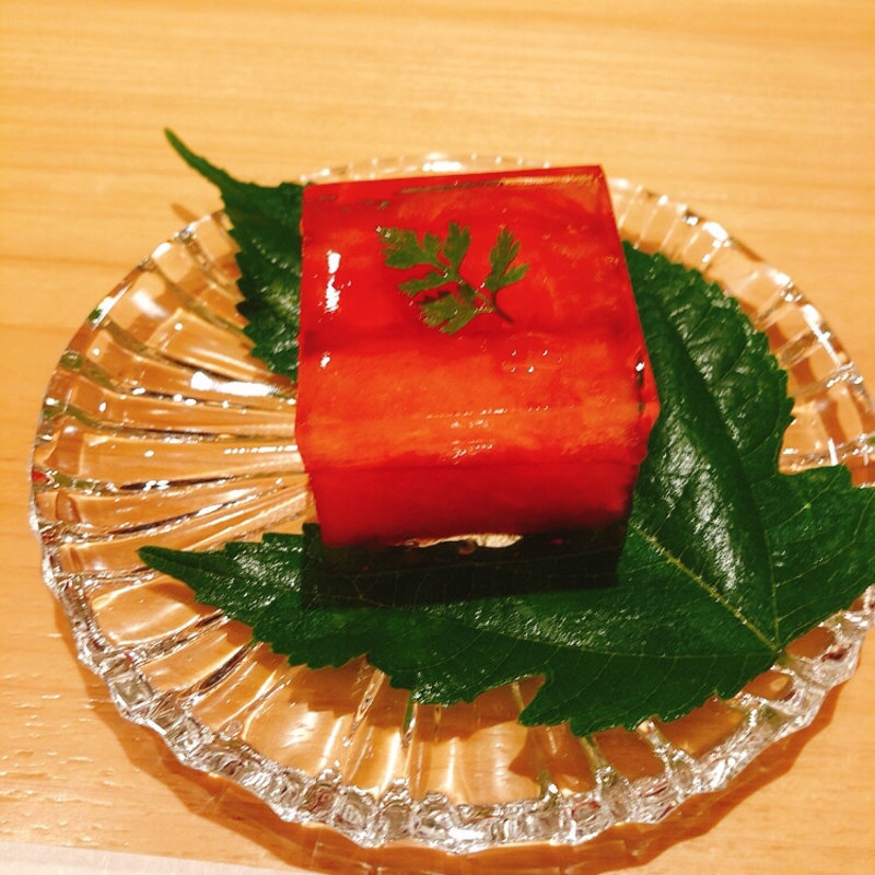 スイカのゼリー(たきや)