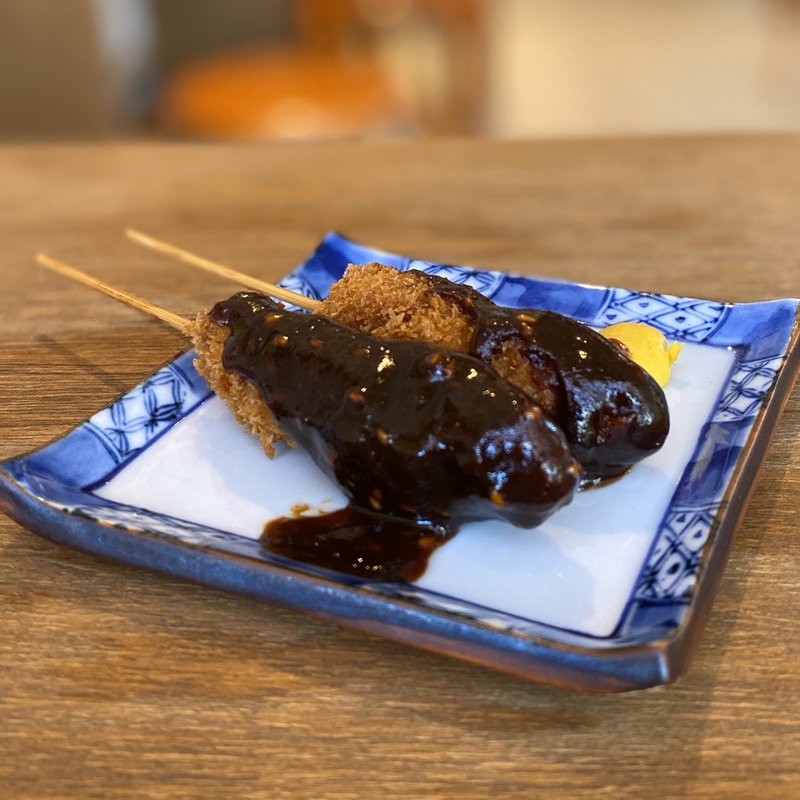 串カツ(味噌、角打ち)(べに屋 シミズ)