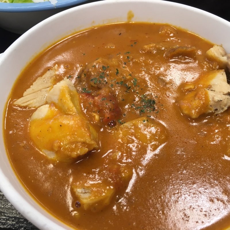 ごろごろチキンのバターチキンカレー ライス大盛(松屋 南茨木店 )