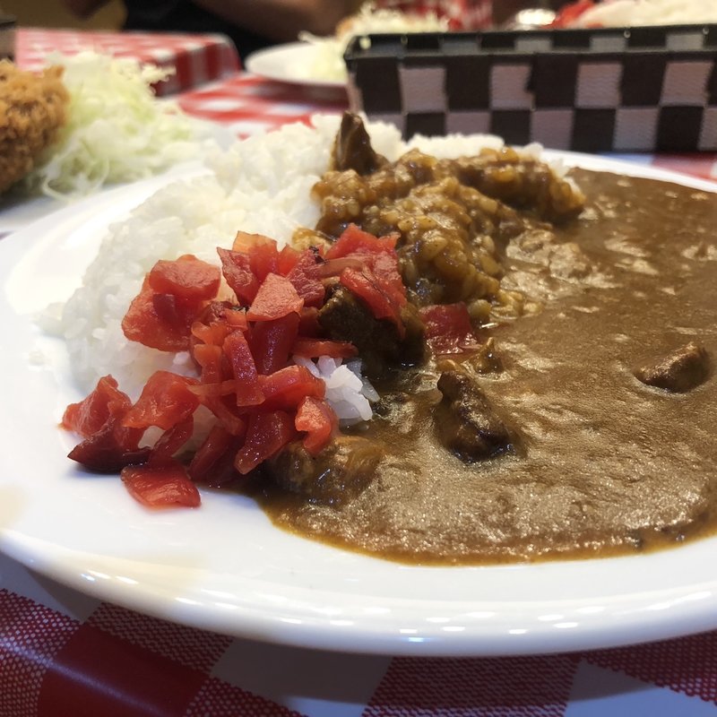 カレー&メンチカツ(洋食 大吉)