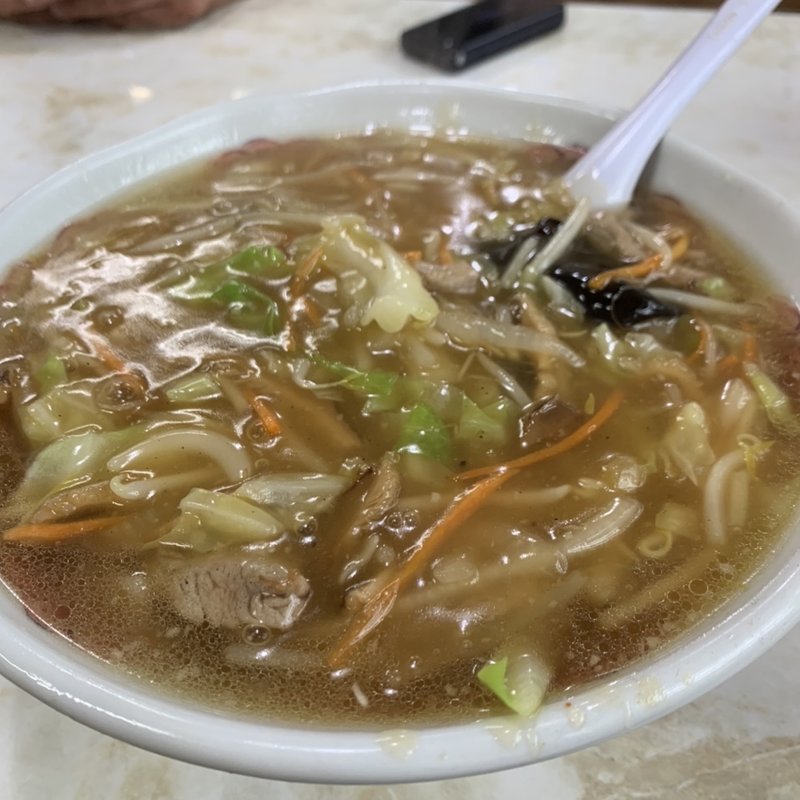 野菜あんかけらーめん(あじ平 長柄店)