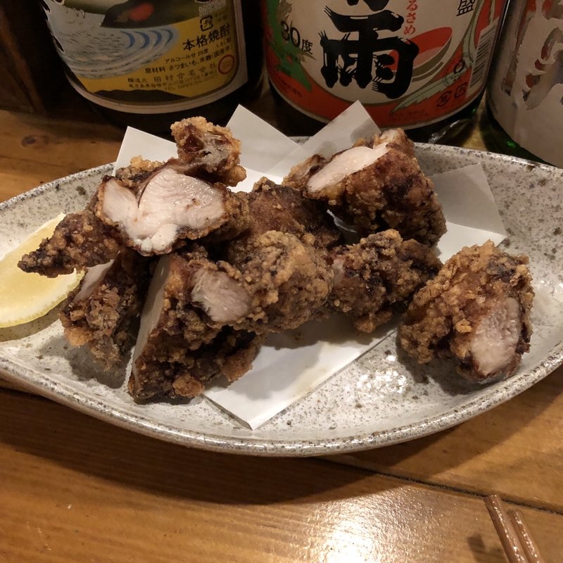 若鶏の唐揚げ(焼鳥 赫色)