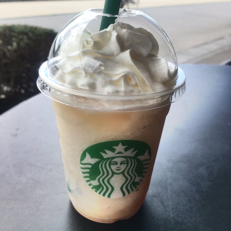 ジューシー ピーチ フラペチーノ®(スターバックスコーヒー 福岡大濠公園店)