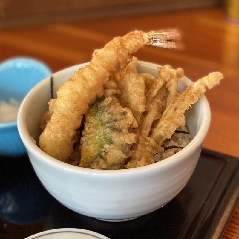 ミニ天丼(手打ちそば処 横綱)