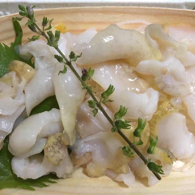 みる貝刺し(東信水産　伊勢丹新宿本店)