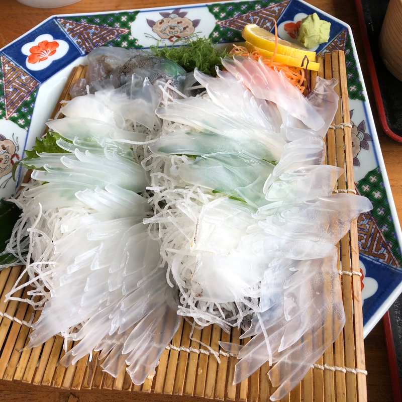 いかの活け造り定食(いか本家 本店 （いかほんけ）)