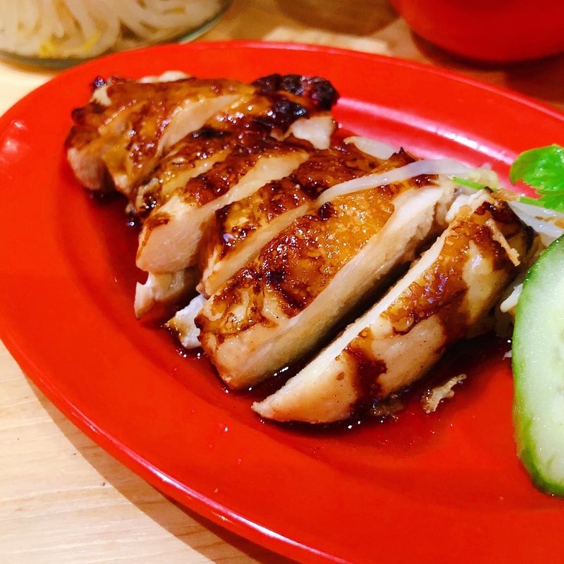 海南チキン単品（焼）(ちりばり )