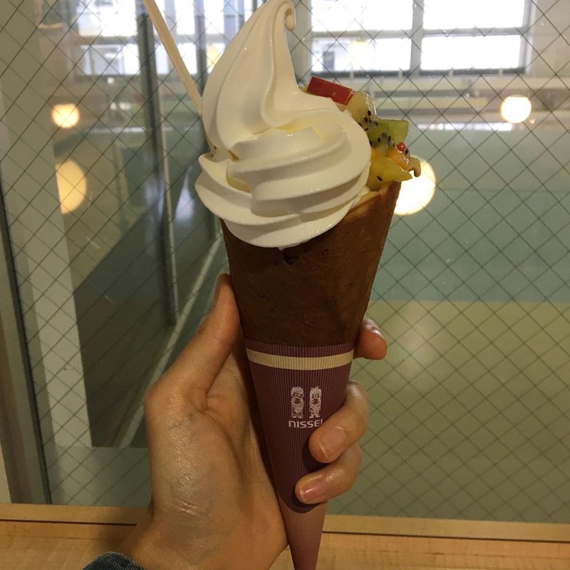 神大ソフト ワッフルコーン（フルーツミックストッピング）(シフォン （chiffon）)