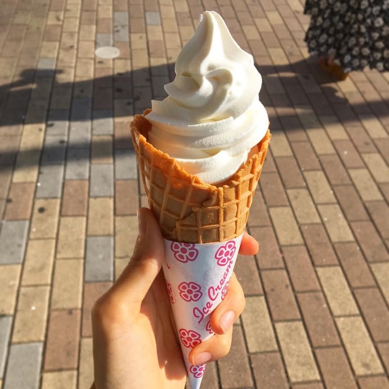 塩ソフトクリーム(東北自動車道 安達太良SA 下り)