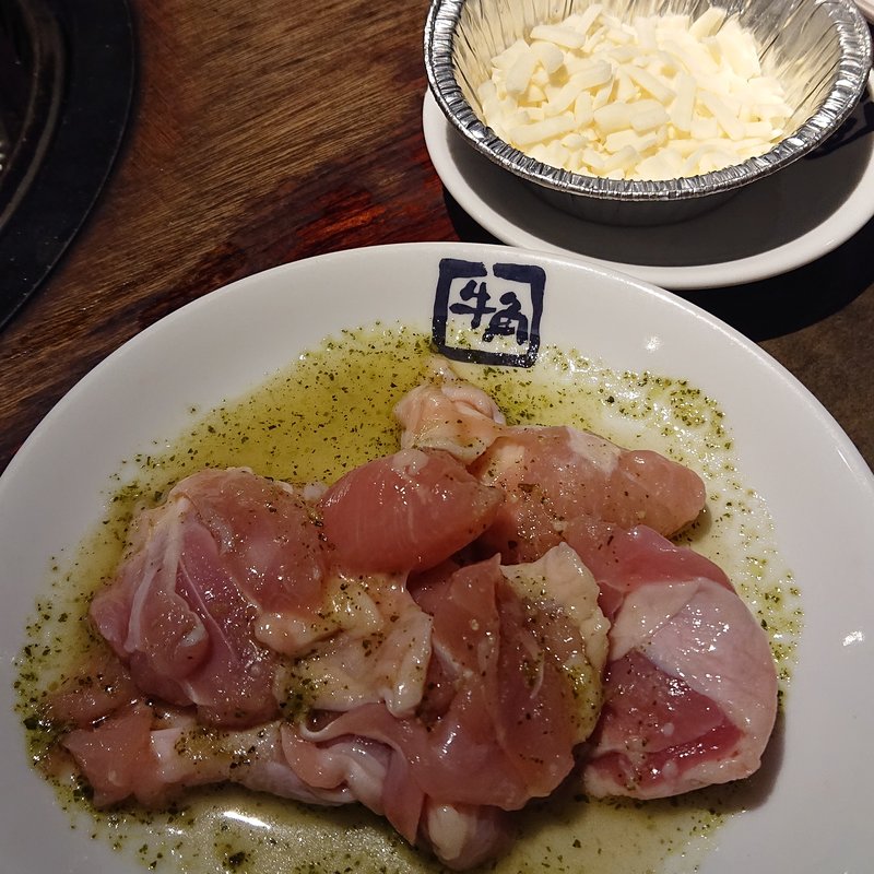 チーズフォンデュdeチキンバジル(牛角 蒲田店)