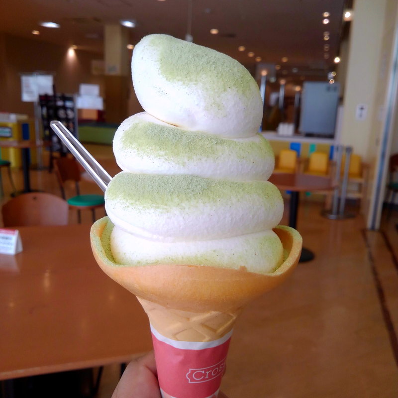 バニラソフト　抹茶パウダー(アボカーレ 水沢アテルイ店 )