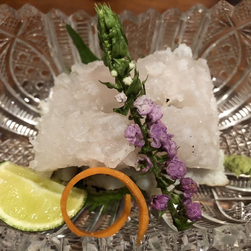 活鱧の刺身(潮)