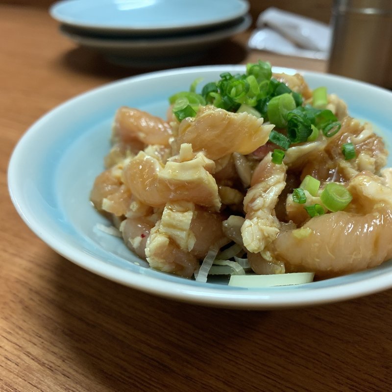 鳥わさ(麦酒宿　まり花)