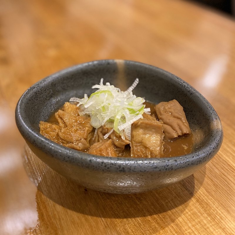 ひとすじのどて煮(大衆炭火ほるもん ひとすじもくもく。 六番町店)