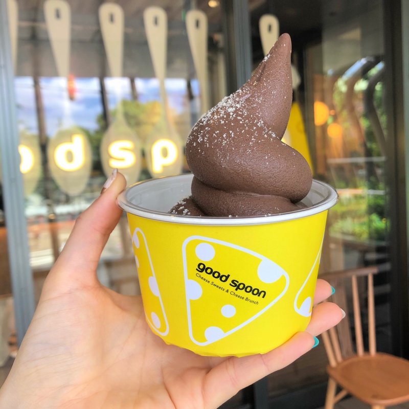チョコチーズソフトクリーム(good spoon Cheese Sweets &Cheese Brunch)