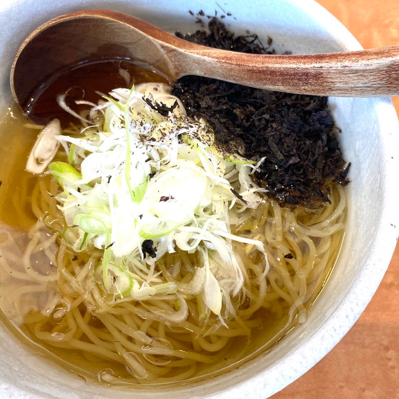 朝らぁめん/冷たいの(和だしらぁめん うめきち)