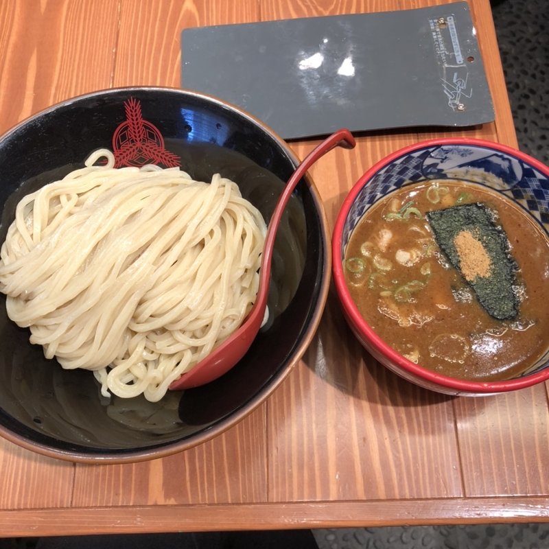 濃厚魚介味噌つけ麺(三田製麺所 水道橋店)