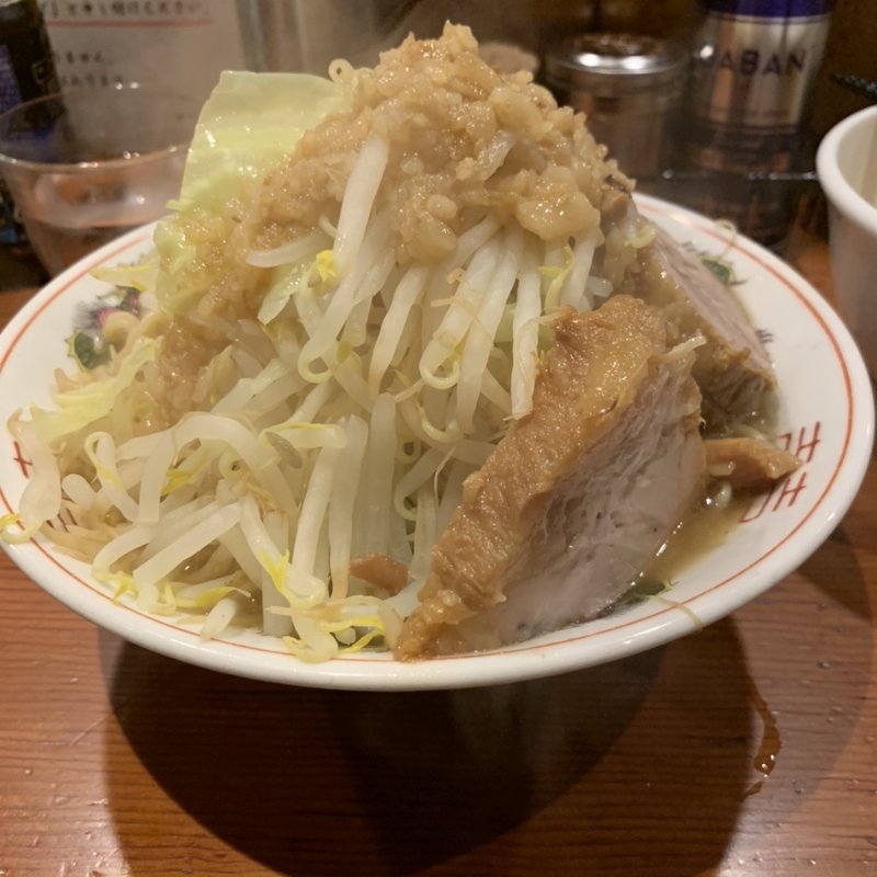 小ラーメン　ヤサイマシ　アブラマシ(麺処 ほん田)