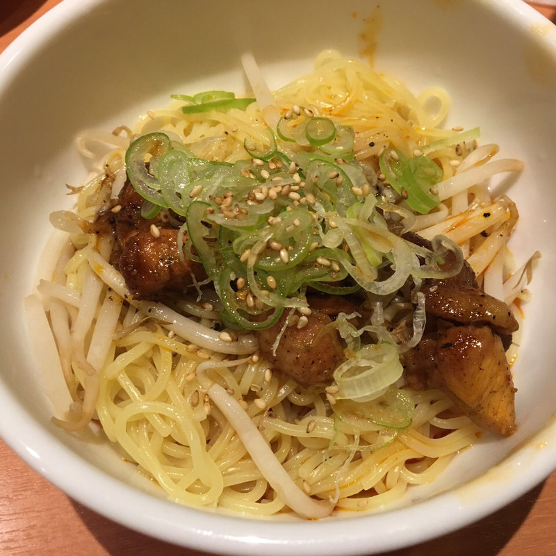 ピリ辛まぜそば(八剣伝 JR北山駅前店)