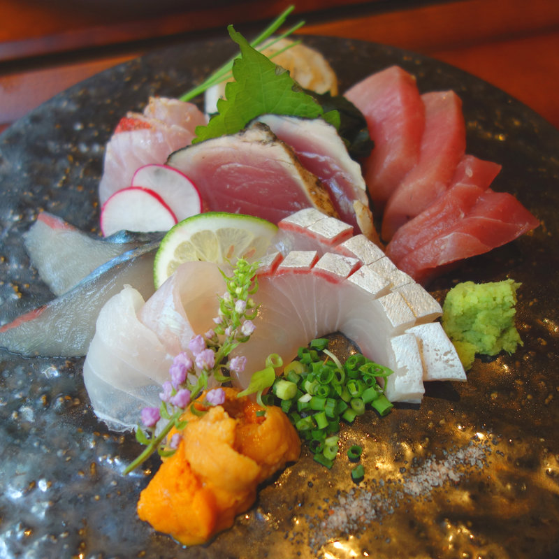 刺身定食(飯と酒 FISH MARKET 丸秀(フィッシュマーケット まるひで))