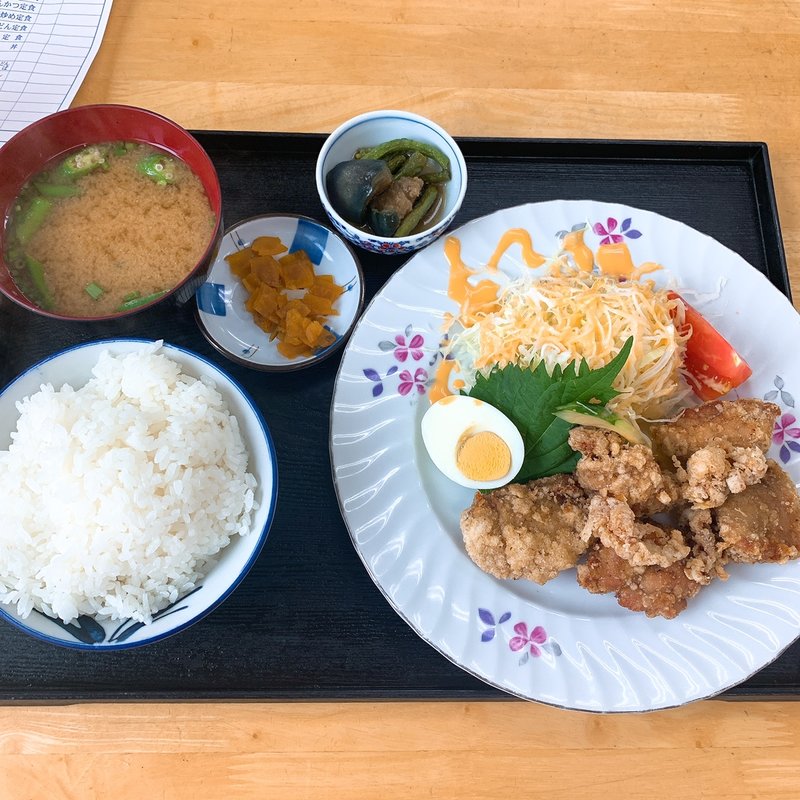 かしわの唐揚げ定食(喰焼処 （くやくしょ）)