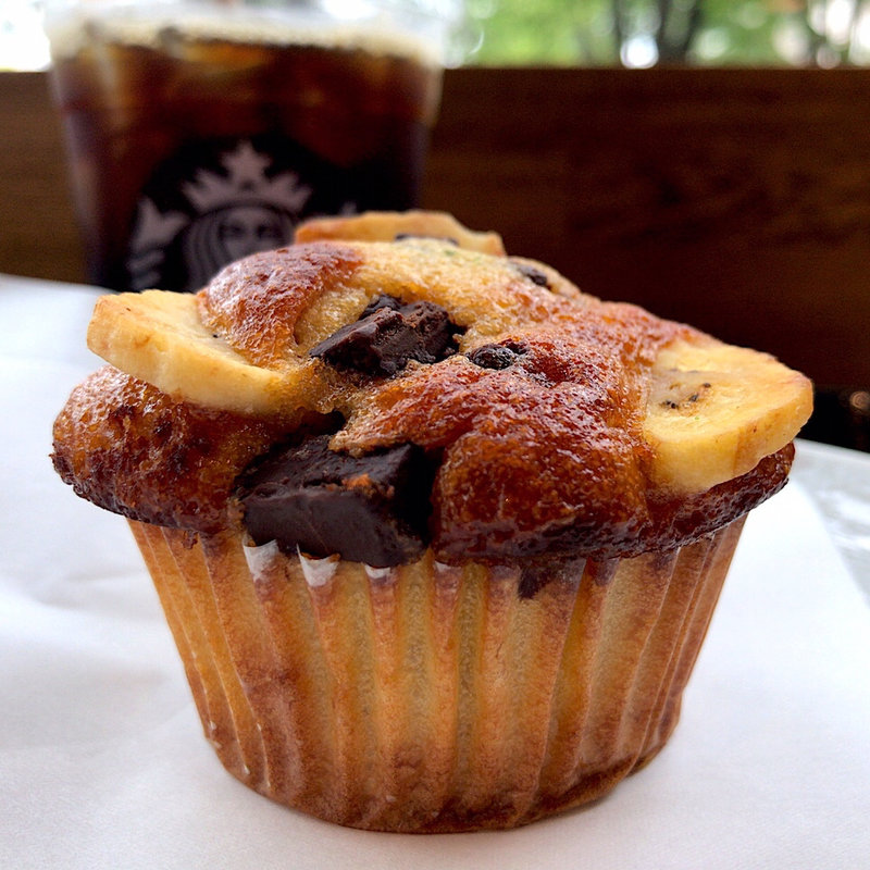 おおつぼほまれ×マフィン バナナチョコレート(スターバックスコーヒー TSUTAYA 馬事公苑店)