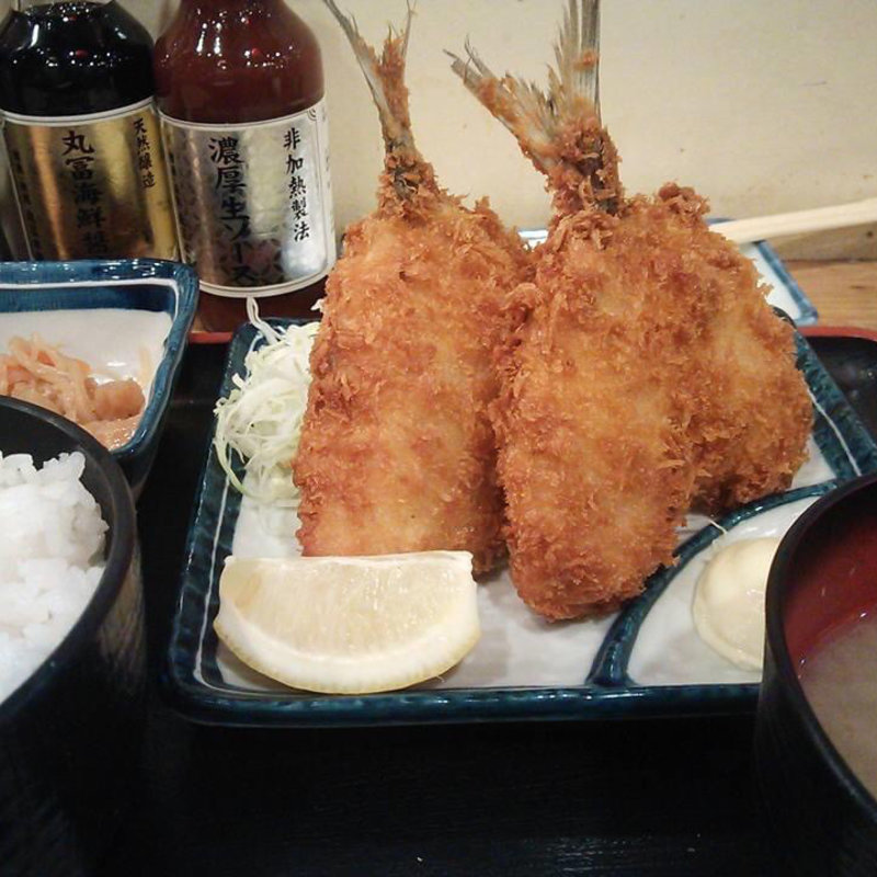 アジフライ(丸冨水産 目黒店)