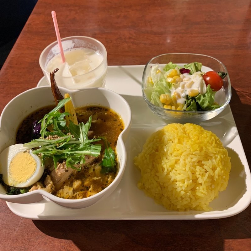 ランチプレート チキン(札幌スープカリー 東京ドミニカ)