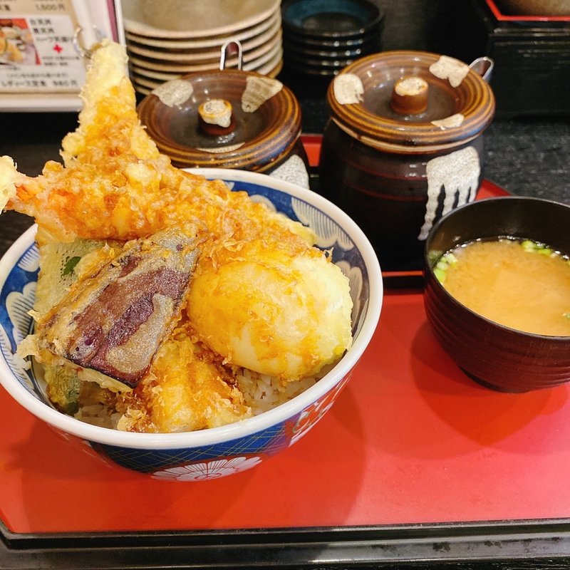 上天丼(天ぷら酒房まあちゃん)