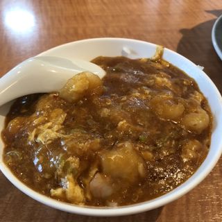 エビチリ丼(中華そば　大元)