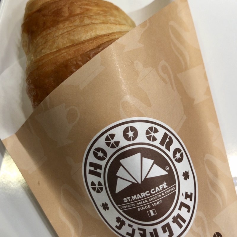 ロイヤルミルクティーチョコクロワッサン(サンマルクカフェ 西武新宿ぺぺ店)