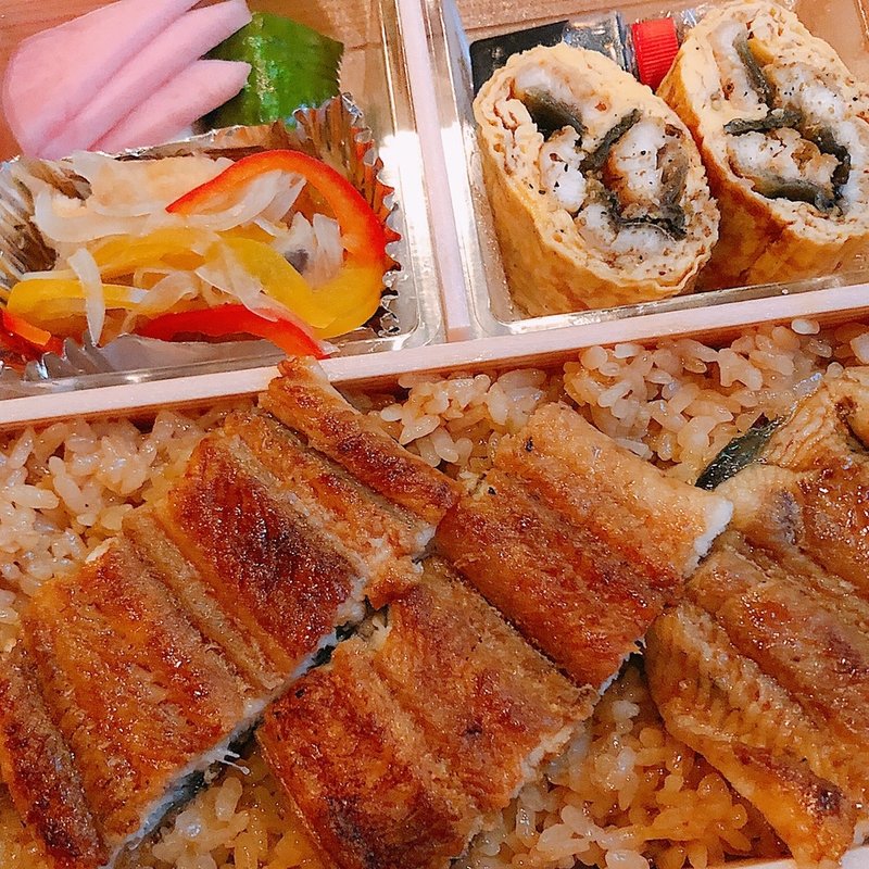 土用の丑の日のうなぎのお弁当(料理屋 乃だ)