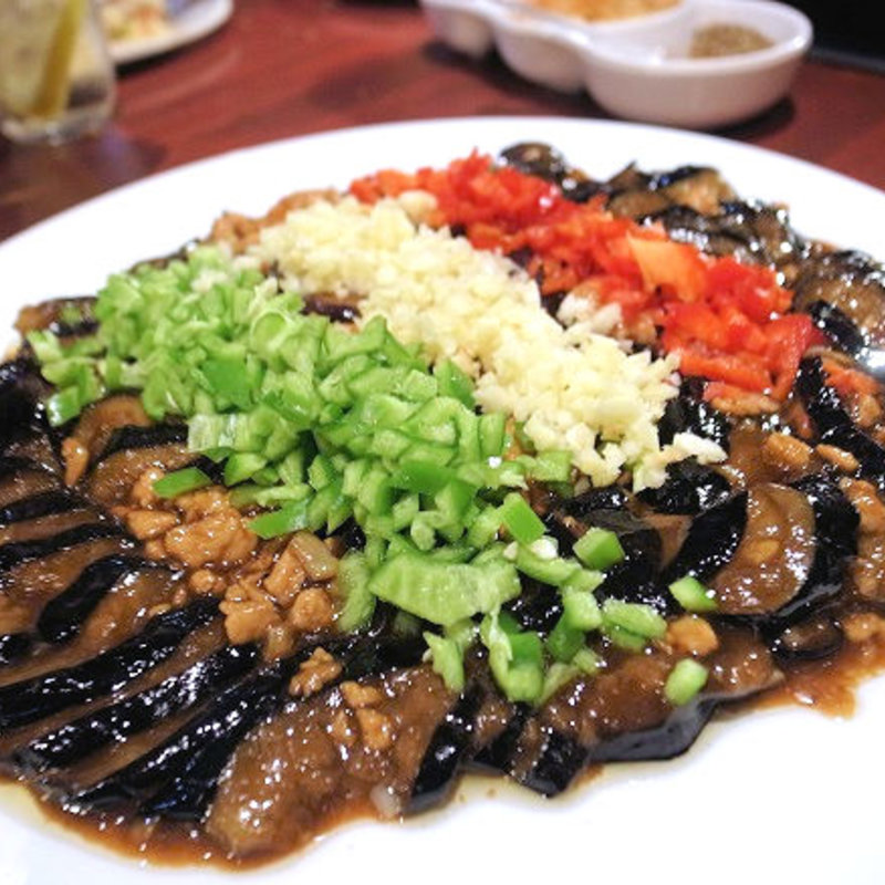 ナスの味噌炒め（醤扒茄子）(小城)