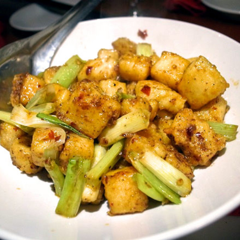 コウイカの四川風炒め(蜃気楼)